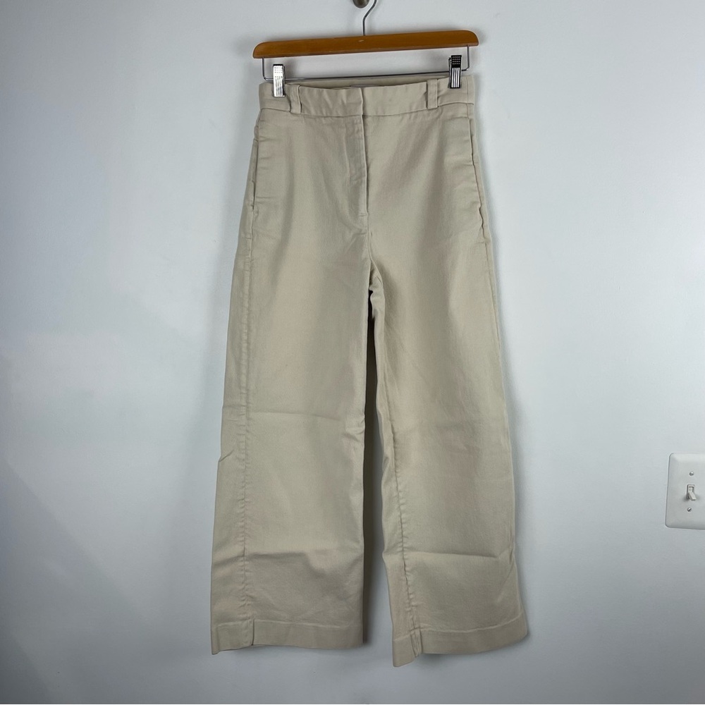 & Other Stories Tailored High-Waist Trousers Size 4